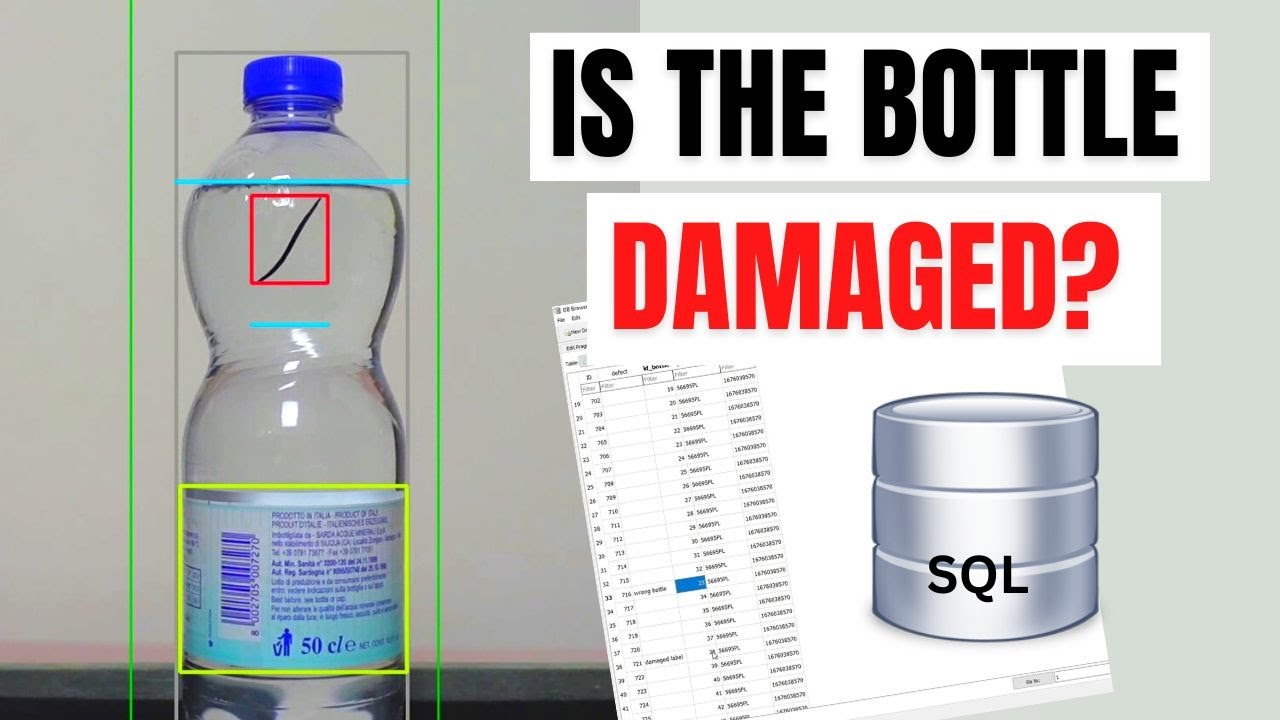 Real-time defect identification of products on a conveyor belt