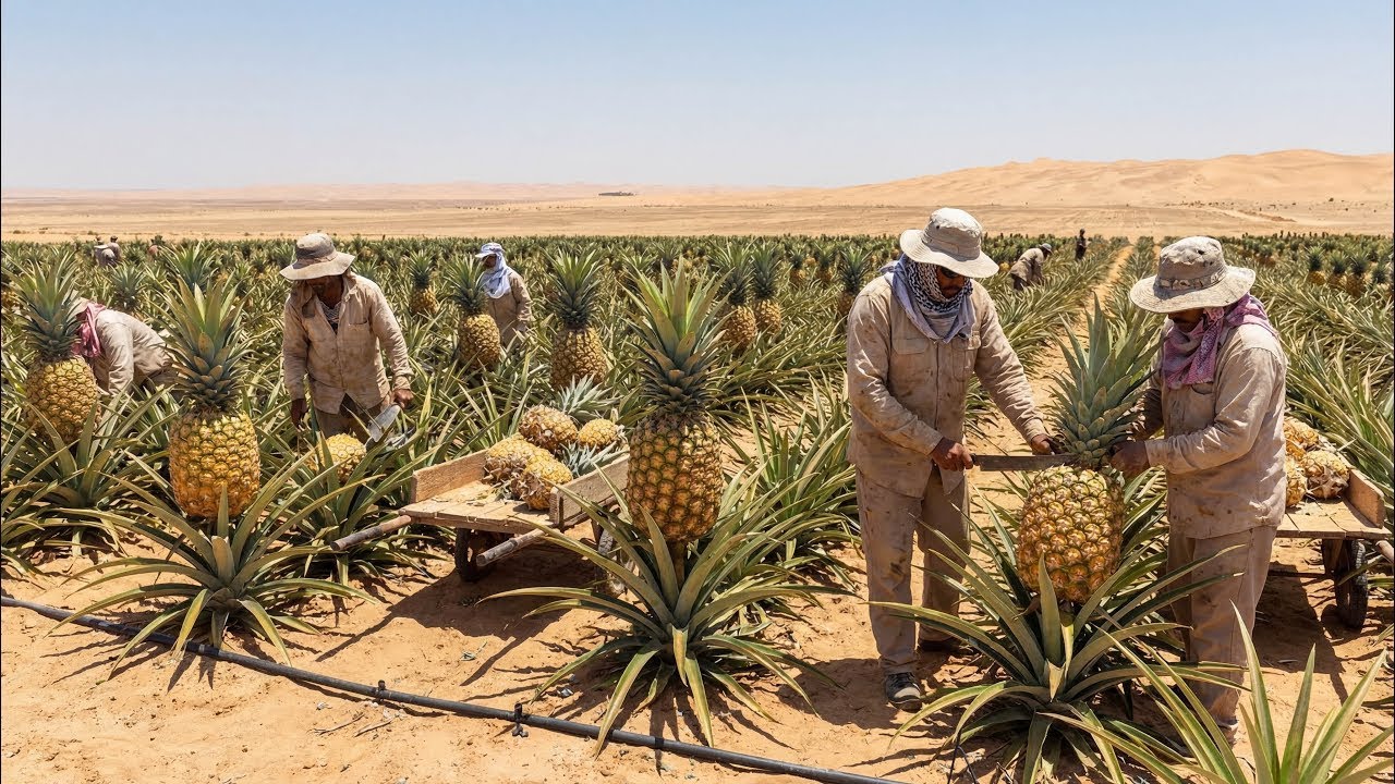 Intentaron cultivar piñas en el desierto  Lo que sucedió después sorprendió a todos