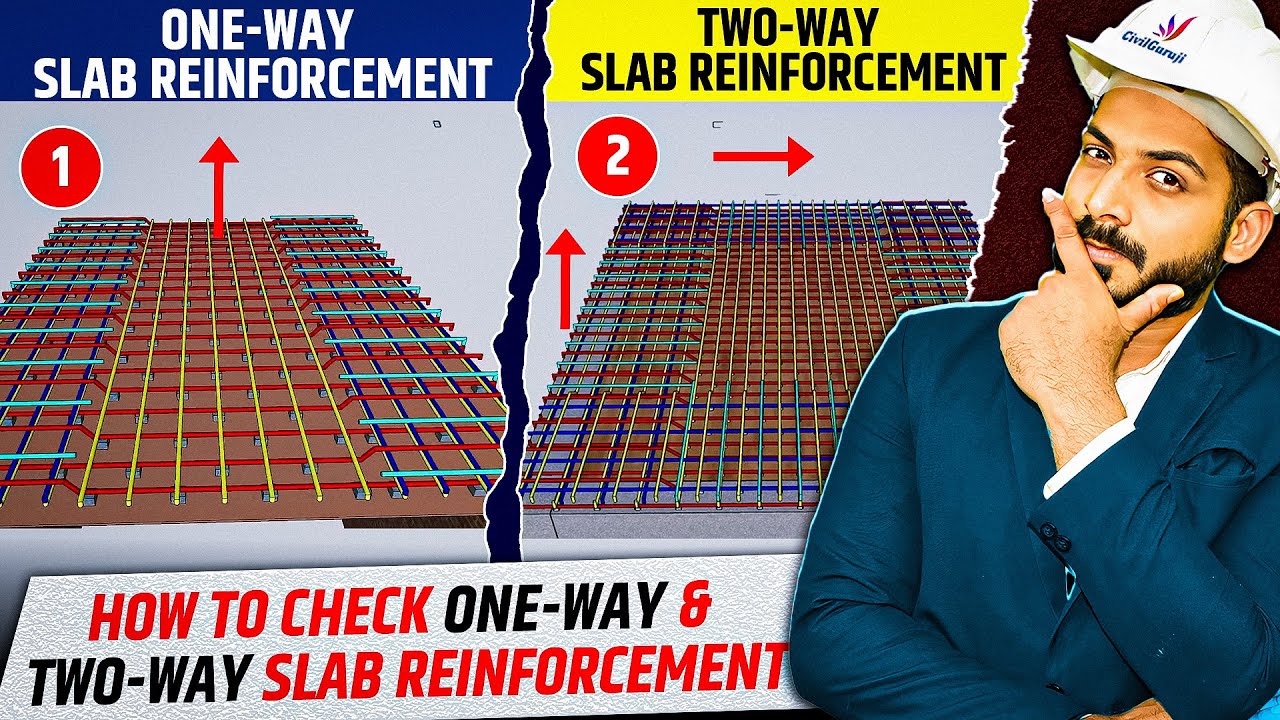 How to Check One-Way & Two-Way Slab Reinforcement | Crank Bar, Spacing, Lap Length Explained