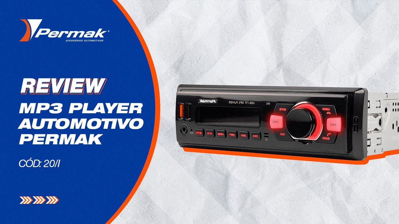 REVIEW + GUIA DE INSTALA&Ccedil;&Atilde;O - MP3 PLAYER AUTOMOTIVO PERMAK