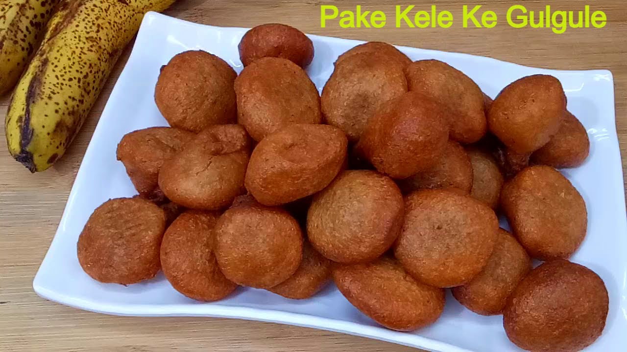 पके केले और गेहू के आटे से बनाए रुई जैसे सॉफ्ट गुलगुले | Pake Kele Ke Gulgule | Neha Ki Pakshala