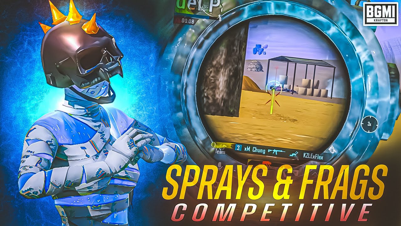 SPRAYS AND FRAGS, ROAD TO 200 SUBS❤️| 60FPS [scrims highlight] #4
