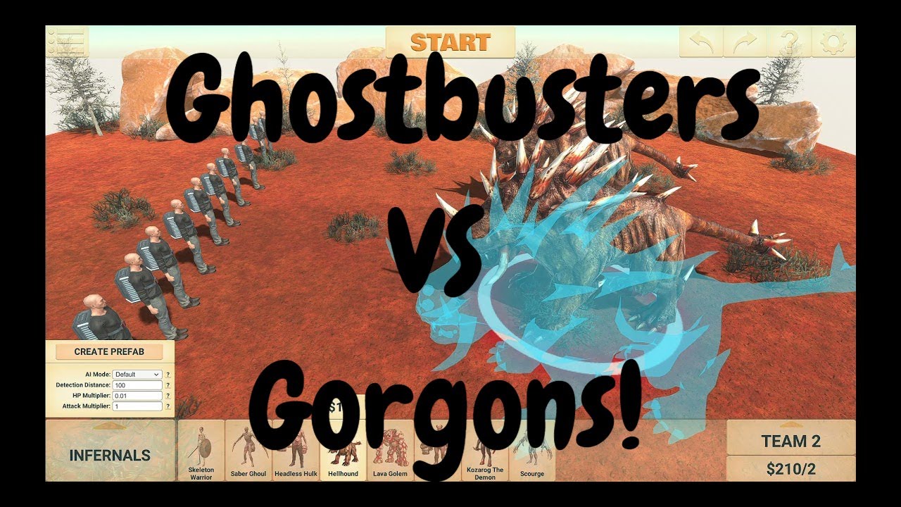 Ghost Busters vs Gorgons! - Animal Revolt Battle Simulator (No Commentary)
