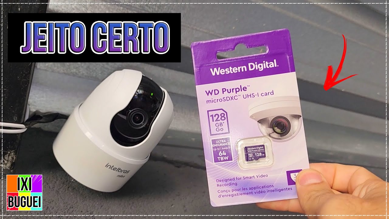 COMO COLOCAR Cartão Micro Sd na CÂMERA DE SEGURANÇA INTELBRAS iME360 do JEITO CERTO
