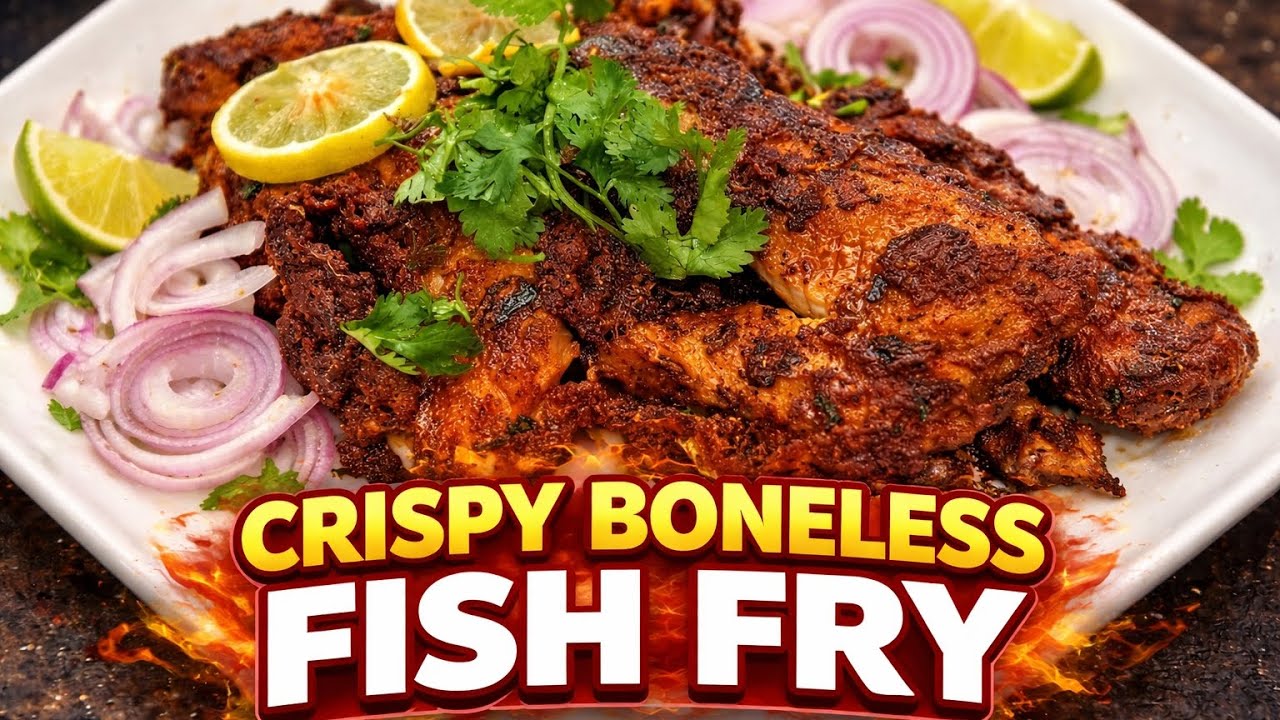 aasan aur  tasty tarike se banaaiye crispy boneless fish fry..... 