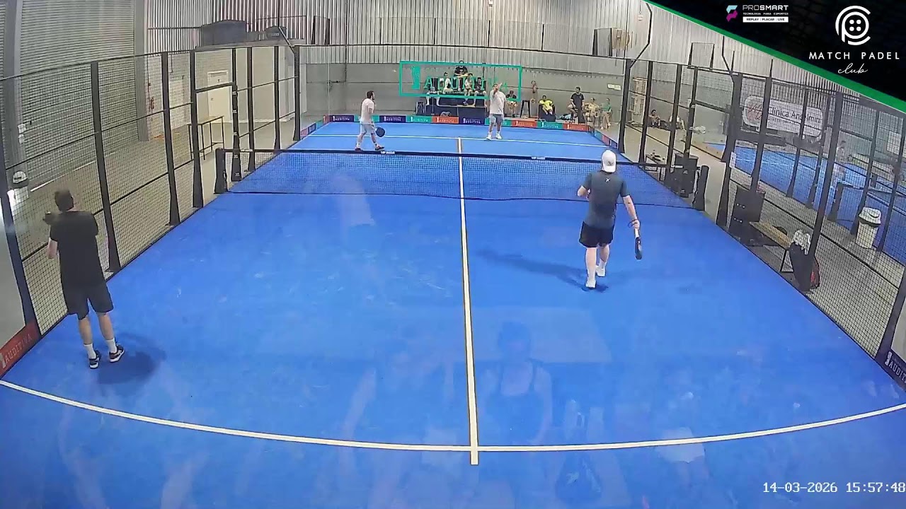 Quadra AUDITIVA (14/03/2026 - Parte 1) -  Match Padel Club Ao Vivo