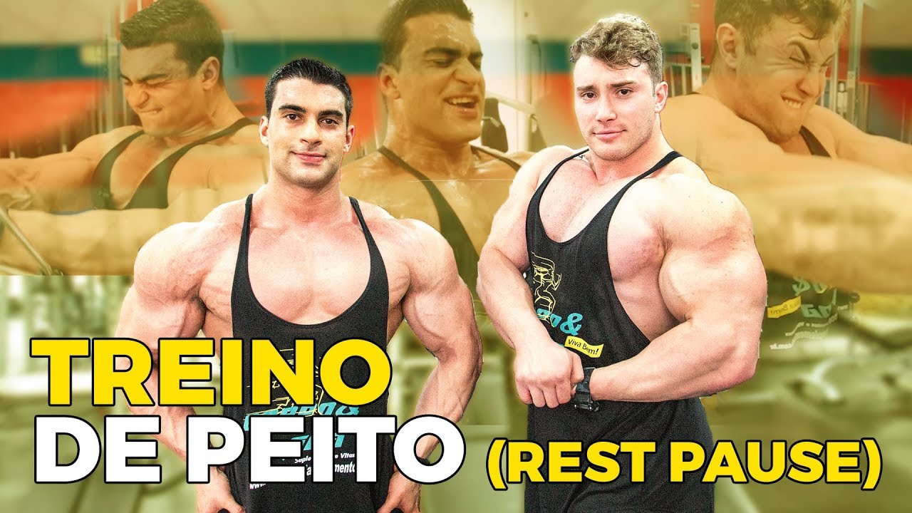 Treino de Peito com Rest Pause com o IFBB PRO Gabriel Zancanelli e Lucas Gianinni