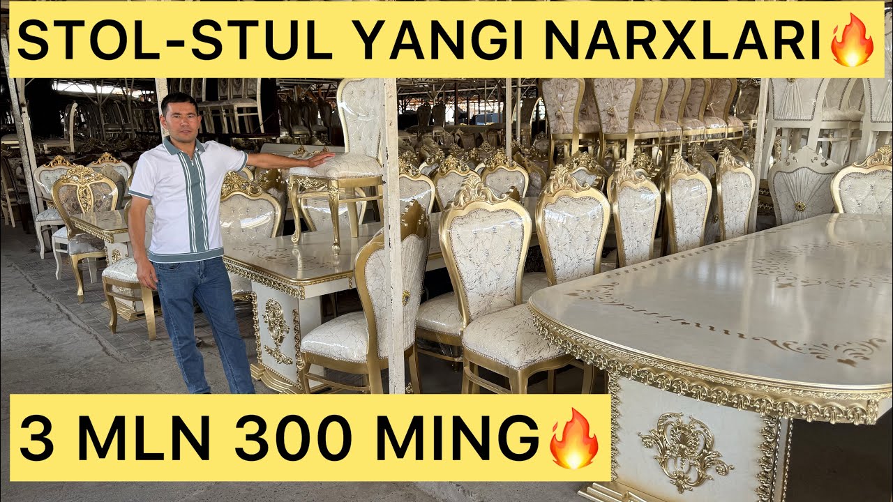 ARZON JOYIDAN STOL-STUL SO’RAGANLARGA🔥1-QO’L USTADAN MAXSUS VIDEO OBZOR🔥