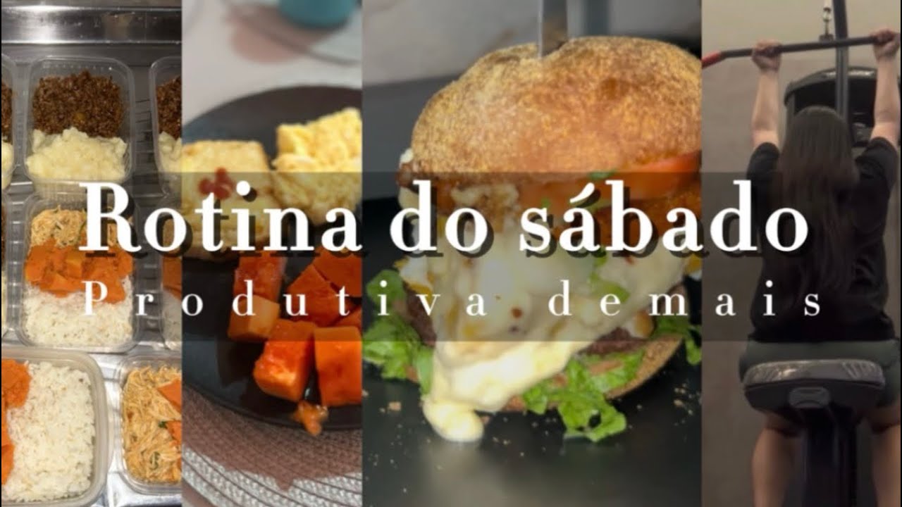 Rotina produtiva do sábado| almoço | Jantar | Marmitas da semana| lanche da semana| casal | 🏳️‍🌈❤️