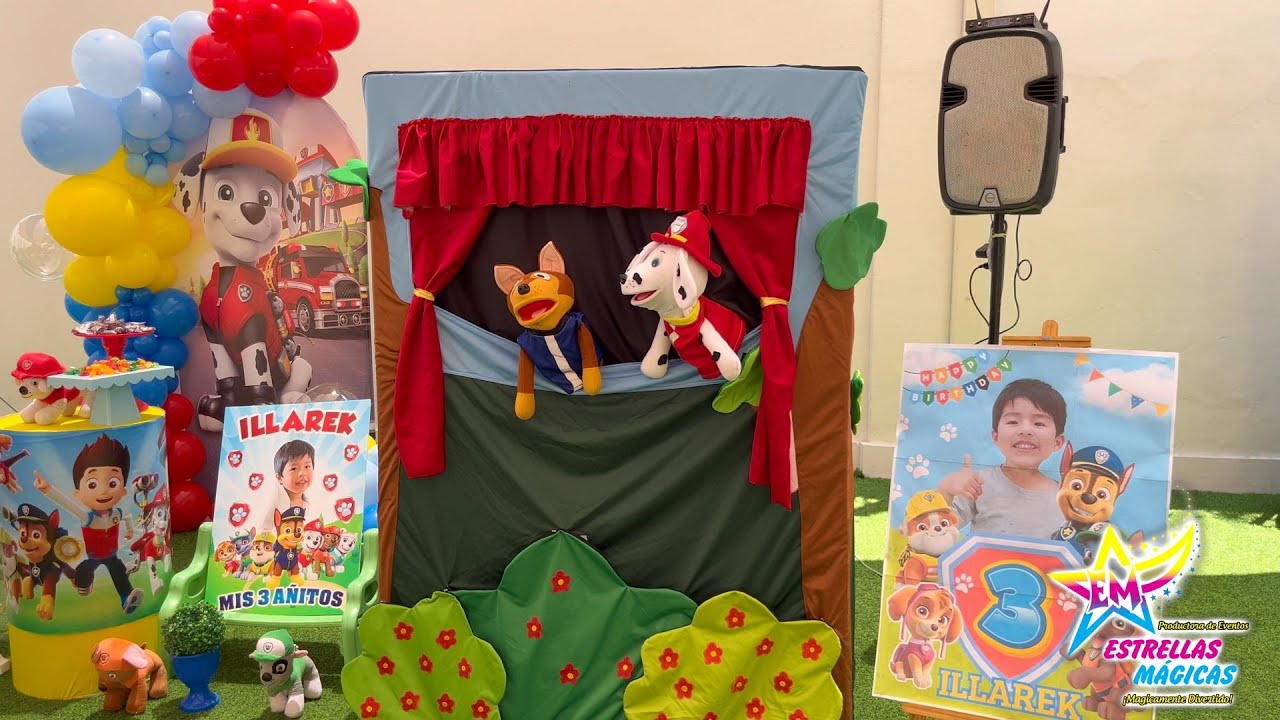 Show de Títeres de Paw Patrol con Estrellas Mágicas - Mágicamente Divertido!!!