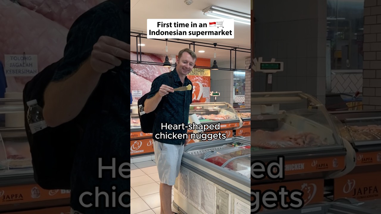 First time in an Indonesian supermarket 🇮🇩