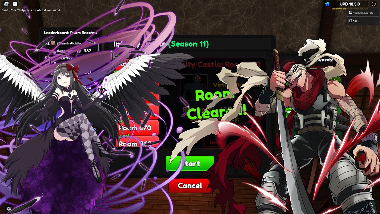 anime adventures - inf castle room 372 (season 11) with STAIN and HOMURA