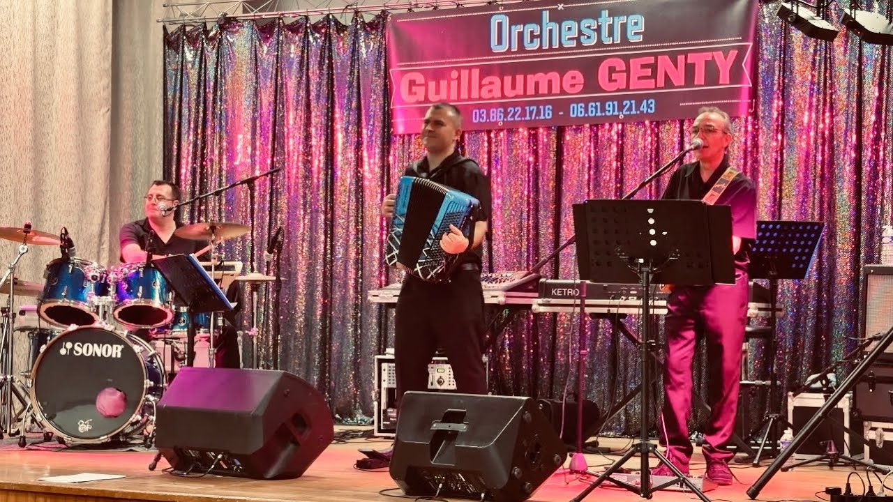 Avec l’orchestre Guillaume GENTY, à THEILLAY (41300), le dimanche 22 février 2025.