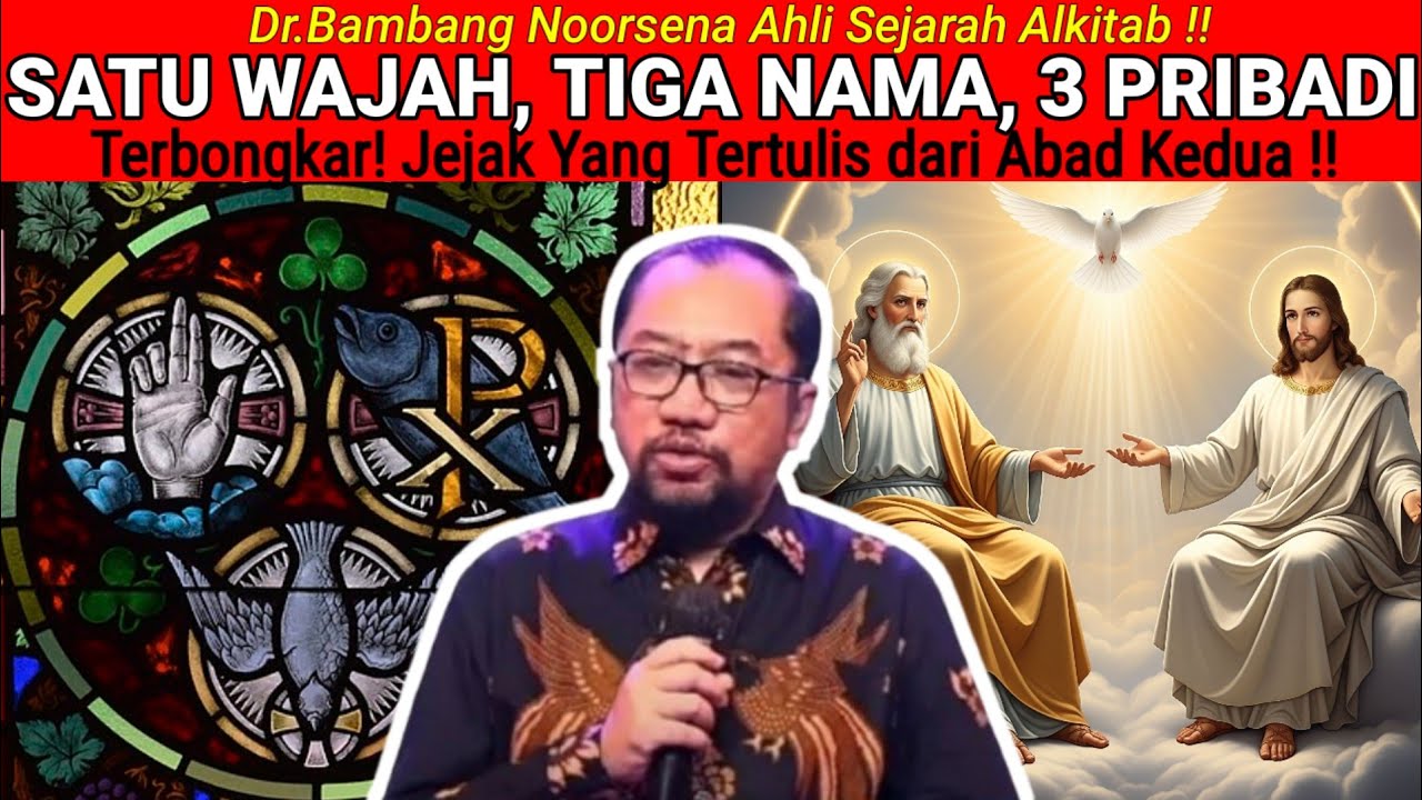 Dr.Bambang Noorsena - SATU WAJAH, TIGA NAMA, 3 PRIBADI! Jejak yang Tak Terhapus dari Abad Kedua!!