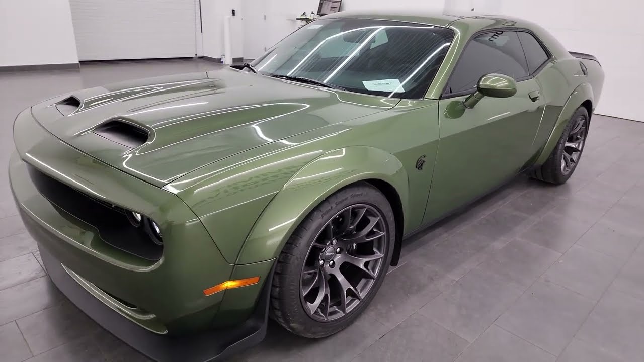 2020 DODGE CHALLENGER HELLCAT REDEYE F8 GREEN 4K WALKAROUND 13834Z SOLD!