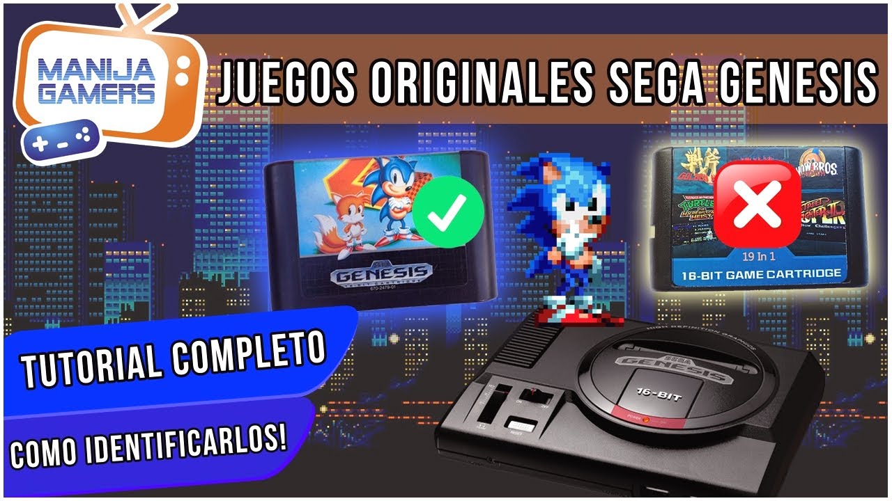 🗣😬¡QUE NO TE ESTAFEN! ► ¿COMO SABER si un JUEGO de MEGADRIVE/GENESIS es ORIGINAL o REPRO?