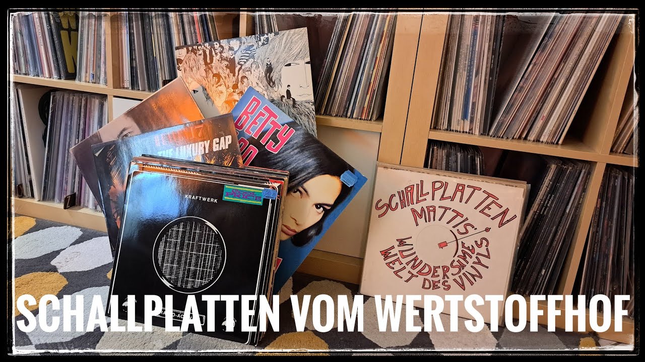 SCHALLPLATTEN VOM WERTSTOFFHOF #germanvinylcommunity #wertstoffhof #vinyl