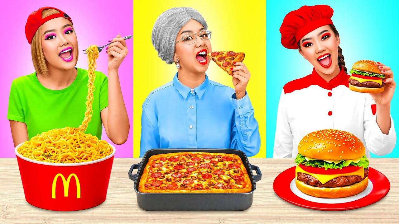 Tantangan Masakanku vs Nenek | Keren Banget Dapur Trik oleh ToonDO Challenge