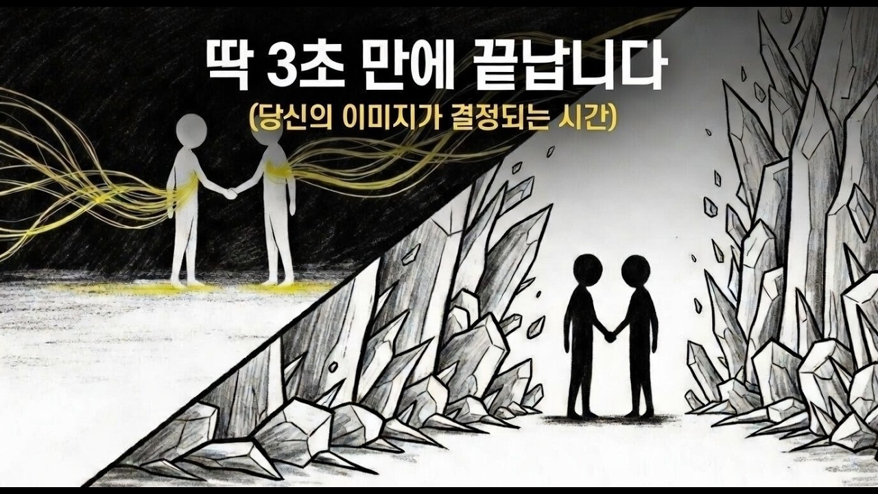 딱 3초면 끝납니다. 당신의 관계를 결정짓는 첫인상의 소름 돋는 심리학