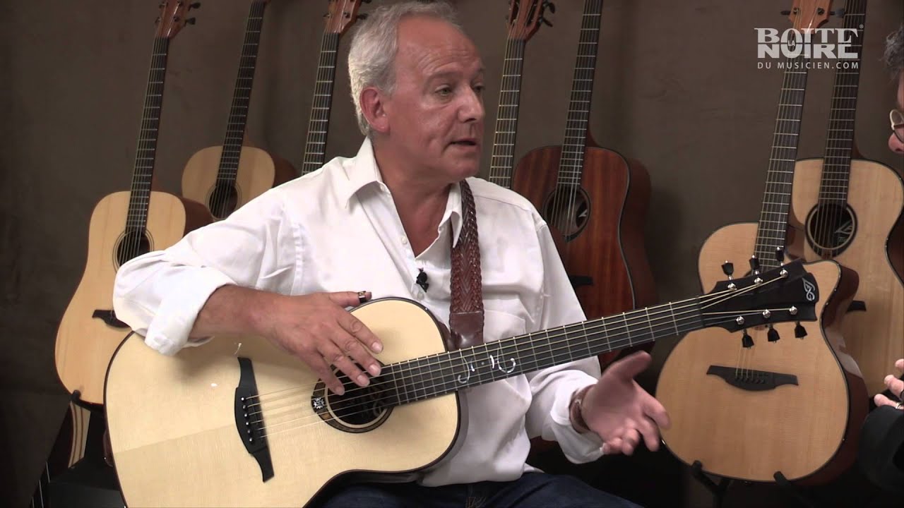 MICHEL HAUMONT présente sa nouvelle guitare LÂG Signature ( La Boite Noire )