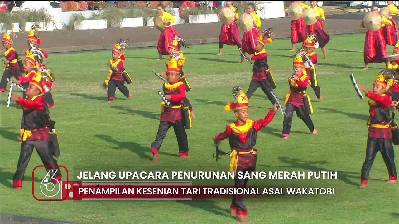 170 Penari Hentakkan Istana Merdeka dengan Tari Sajo Moane Posa&rsquo;asa! | 80th Upacara Penurunan
