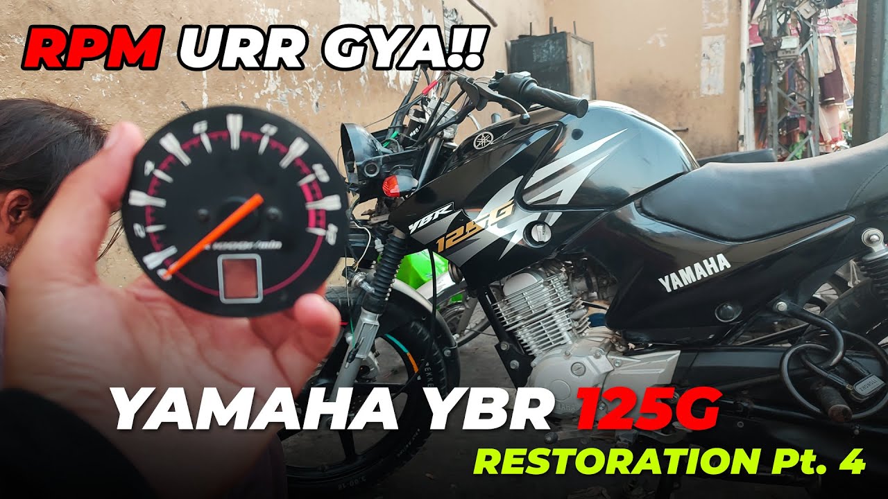 Yamaha YBR 125G Restoration Pt. 4 | RPM and Fuel Gauge Fixed