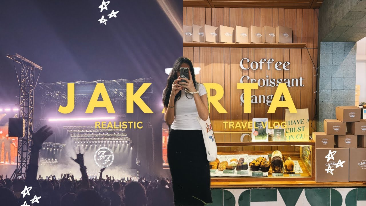 First time in JAKARTA Vlog | Foo Fighters concert, M Bloc Space, city tour, food spots & cafes 🥐☕️ 