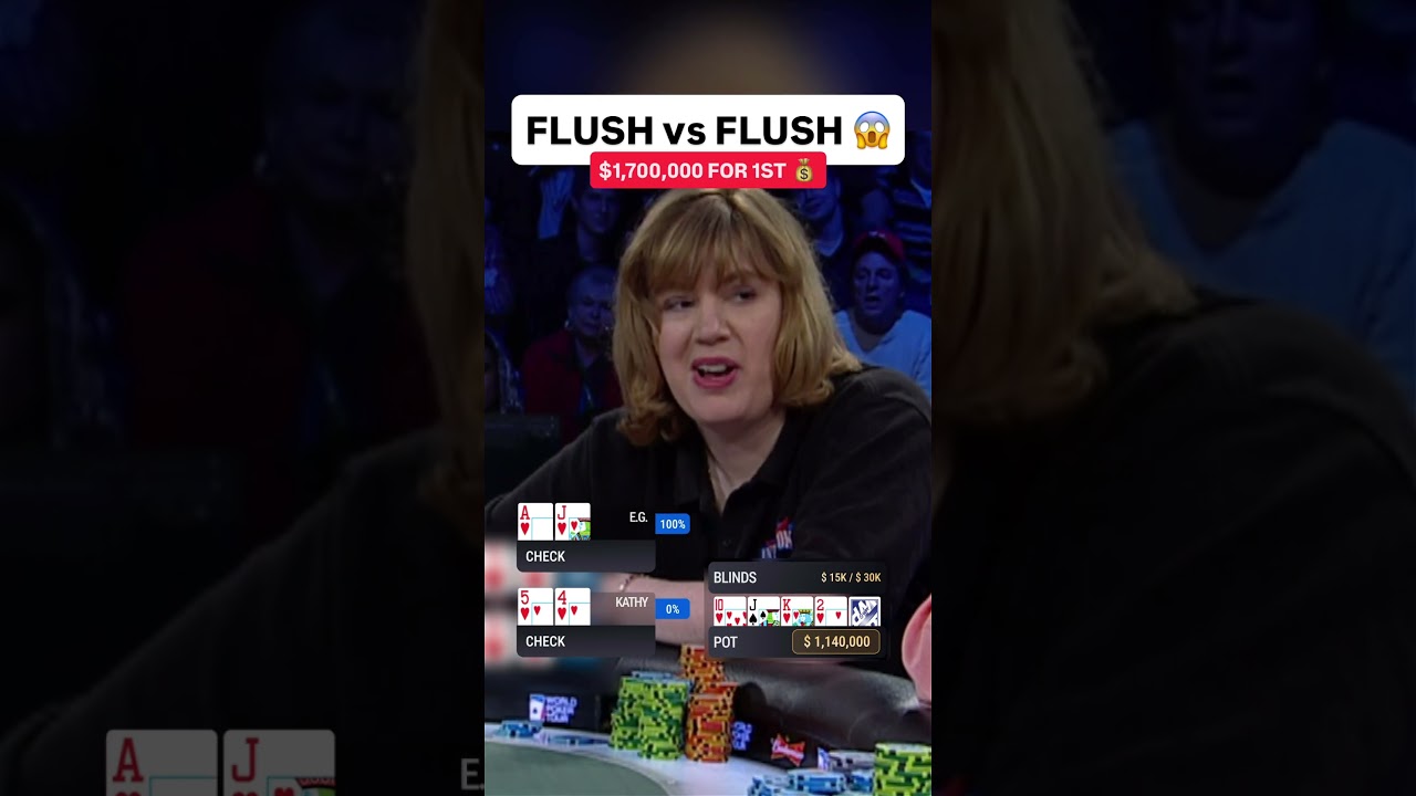 This Poker Hand is a SPECTACLE at $1,700,000 WPT Final Table 😅 #poker #casino #pokerhands