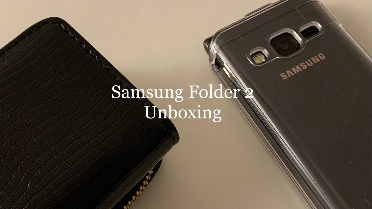 Samsung Galaxy Folder 2 (2017) Unboxing 📲 Aesthetic | * ੈ✩‧₊˚and chill 🫶🏻