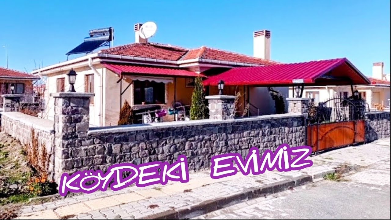 TOKİ KÖY EVLERİ / HAFTA SONU YİNE KÖYDEYİZ EVİMİZİN OLUKLARI YAPILDI. 24/12/2023