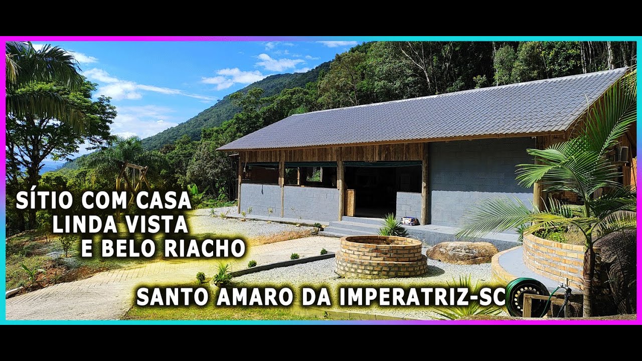Sítio da natureza e dos riachos  65000m², R$ 750.000  Santo Amaro da Imperatriz SC.