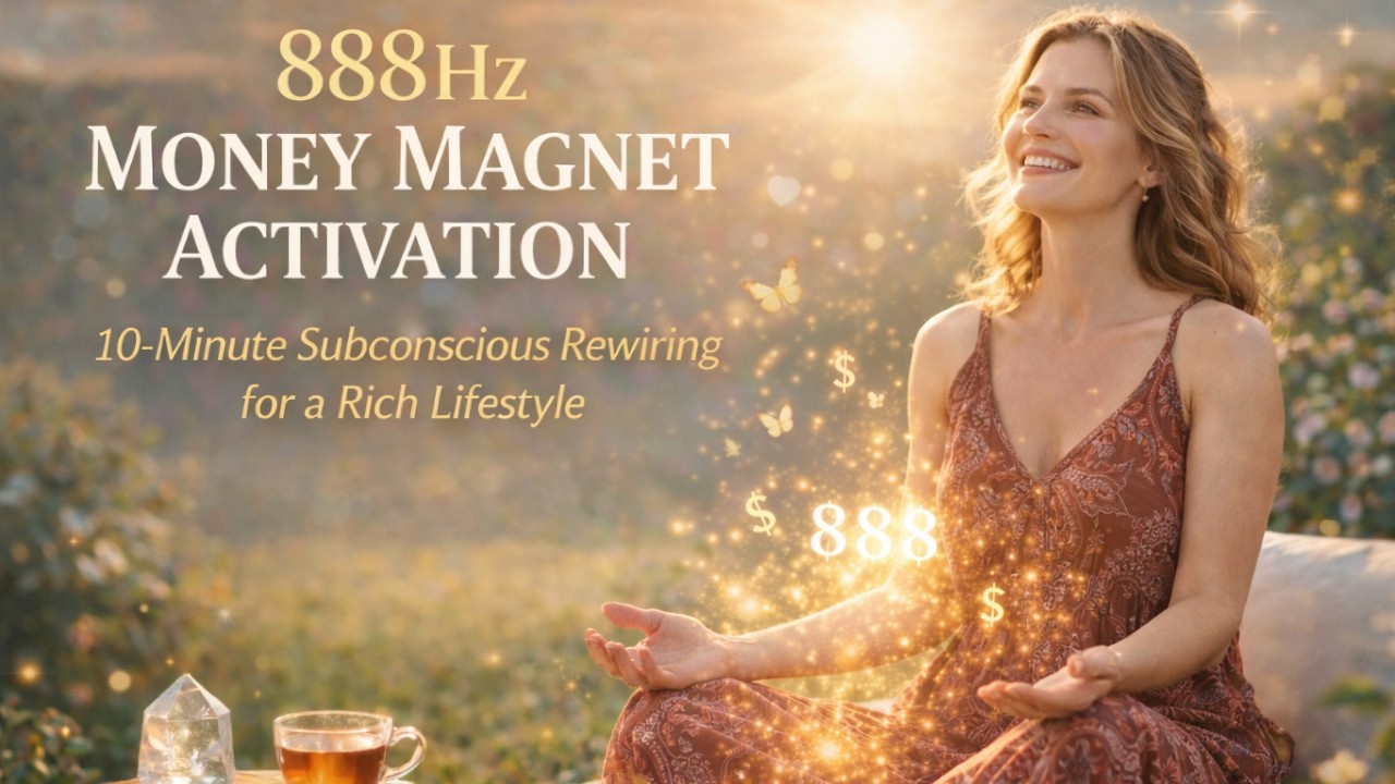 888Hz Money Magnet Activation 💰 | 10-Minute Subconscious Rewiring for a Rich Lifestyle