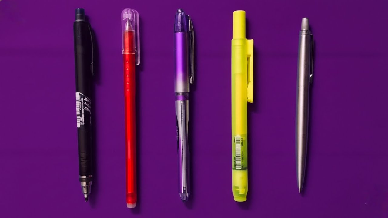 The only 5 writing instruments one needs