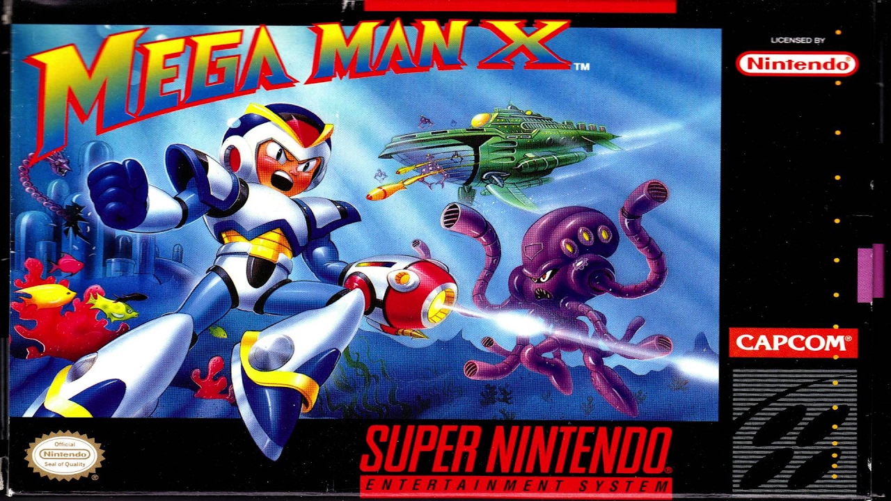 Mega Man X All Bosses + Ending (720p 60 fps)