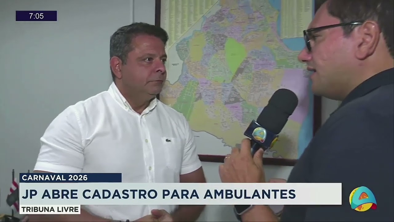 Tribuna Livre - Prefeitura de JP abre cadastro de ambulantes para o Carnaval 2025