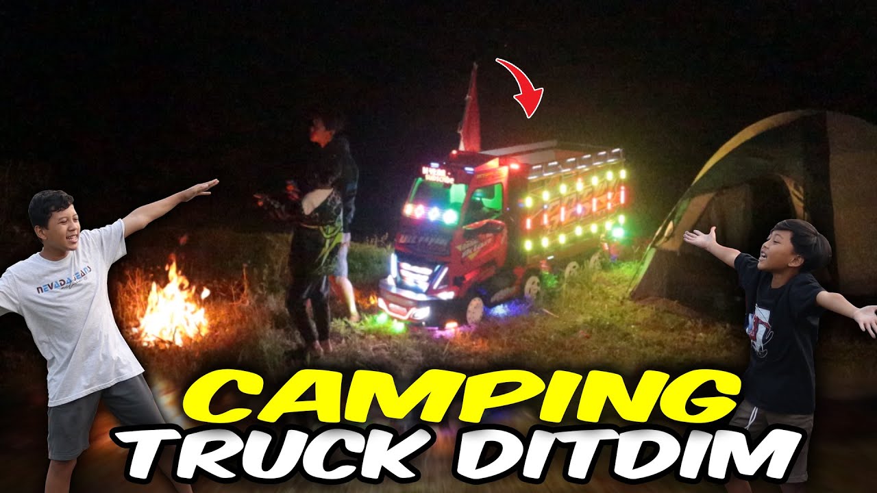 DITDIM CAMPING!! PAKAI TRUK DIMAS CAMPER VAN, NYALAIN API UNGGUN DAN BELAJAR MANDIRI..