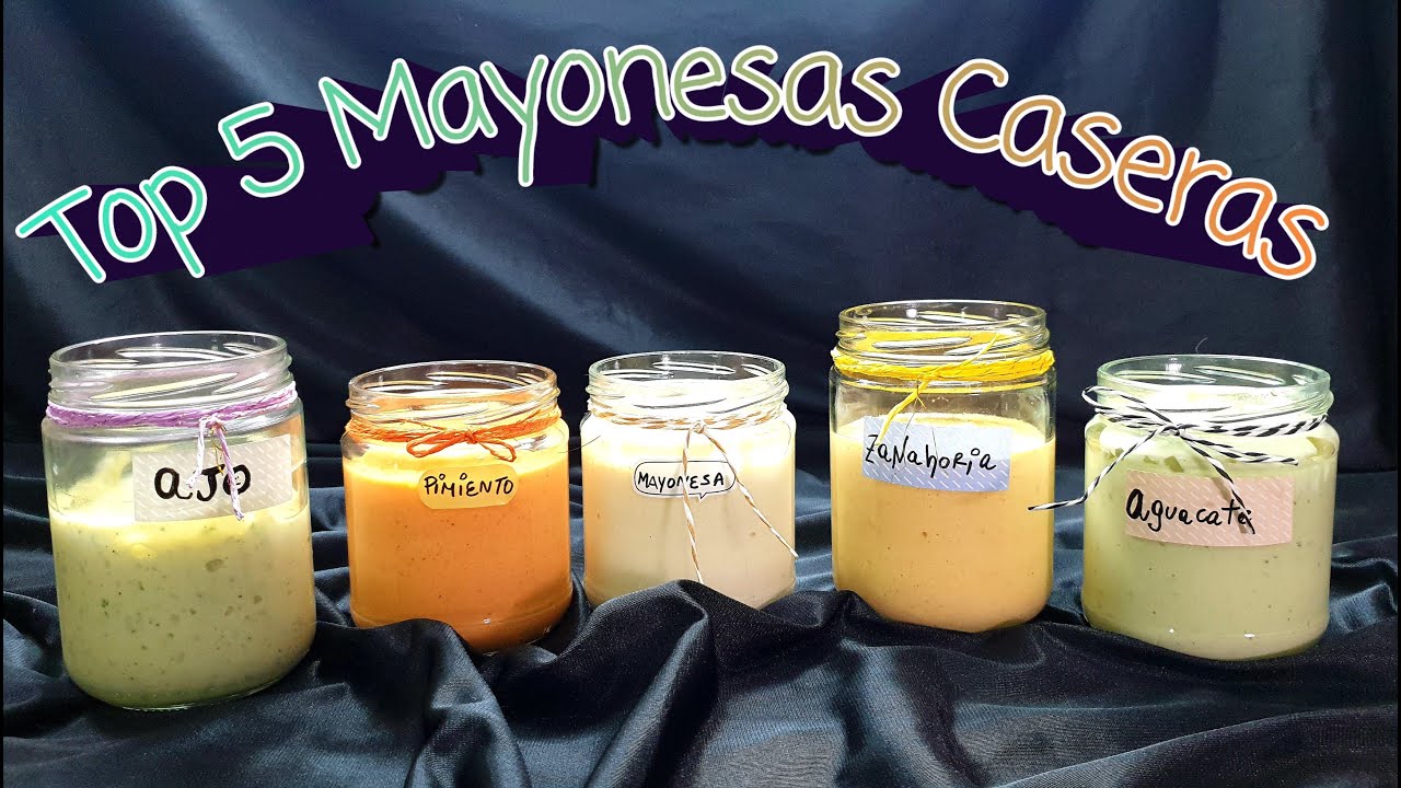 TOP 5 MAYONESAS CASERAS! 😎