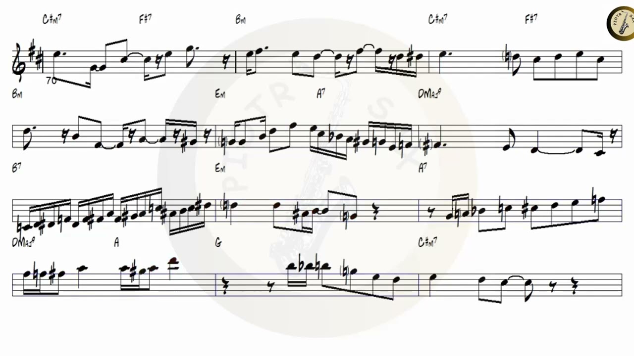 Black Orpheus   Luis Bonfa 1968 arr Brazhnik Sergey  - Tenor Sax