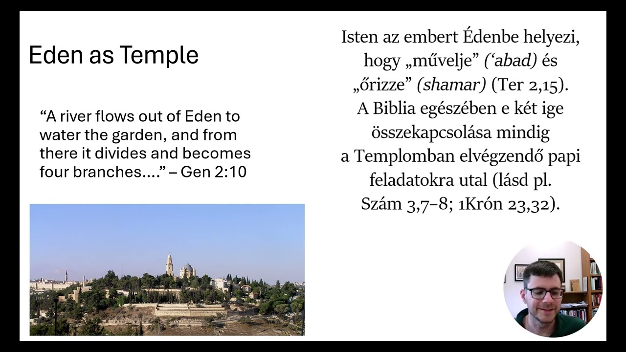 A teremtő dicsérete - Lucas Briola (Saint Vincent College, USA) videóra rögzített előadása