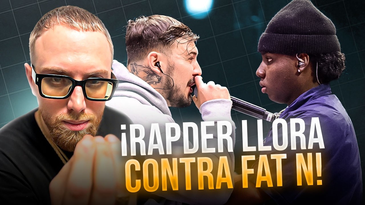 ¡RAPDER LLORA FORTÍSIMO AL PERDER CON FAT N EN COLOMBIA! | FAT N VS RAPDER RED BULL TORNEO PLAZAS