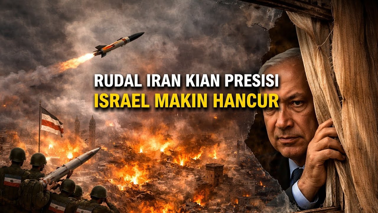 ISRAEL makin hancur setelah rudal iran tekhnologi china semakin presisi,19 Maret 2026