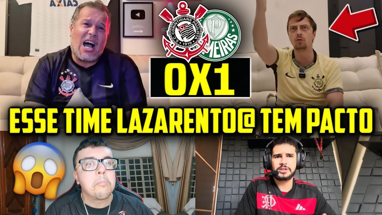 REAÇÕES DOS RIVAIS APÓS PALMEIRAS GANHAR DO CORINTHIANS! REACT CORINTHIANS 0X1 PALMEIRAS 