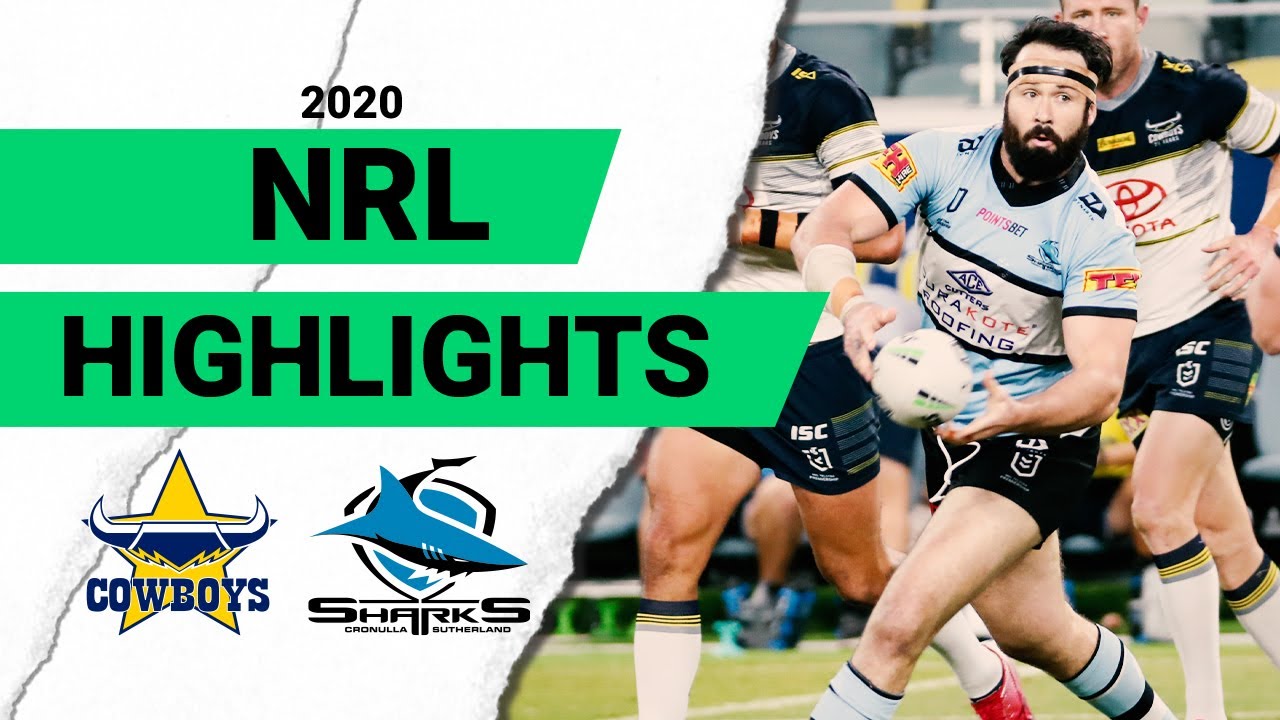 NRL Highlights | Cowboys v Sharks Match Highlights | Round 4 2020 | Telstra Premiership | NRL