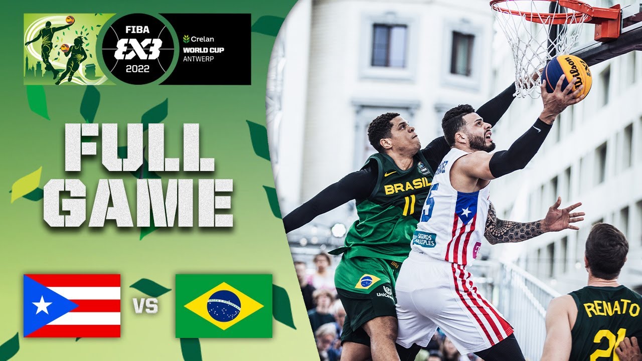 Puerto Rico v Brazil | Men | Full Game | Crelan FIBA 3x3 World Cup 2022 | 3x3 Basketball