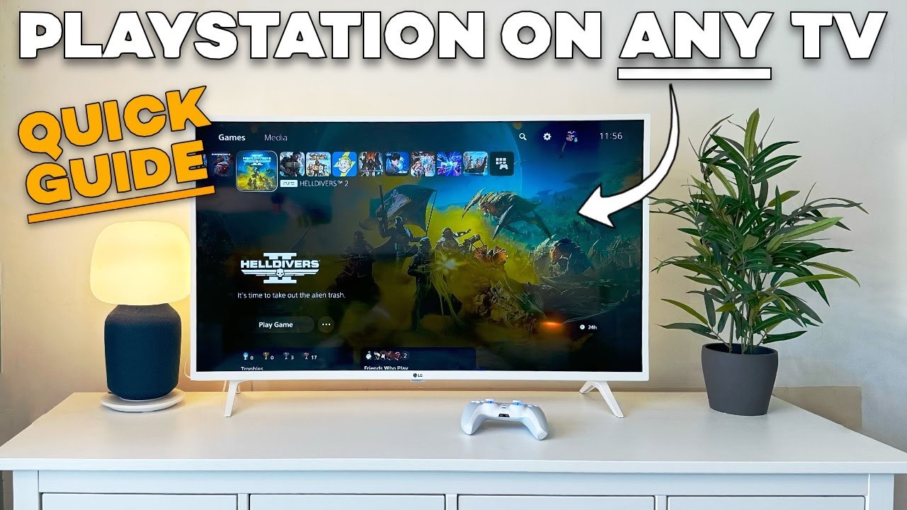 КАК ИГРАТЬ НА PS4/PS5 Pro НА ЛЮБОМ ТЕЛЕВИЗОРЕ. PlayStation. Пошаговое руководство.