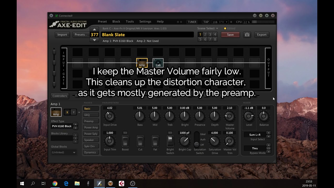 AXE FX II - TWEAKING ADVANCED AMP SETTINGS TUTORIAL - FOR NEW USERS