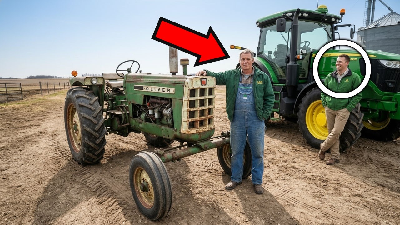 The JD Dealer Wagered $1,000 on His New Tractor &mdash; The Old Oliver Left Him Shocked