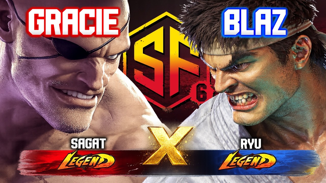 🔥 Рю (BLAZ) из SF6 против Сагата (Grace) ▰ Геймплей Street Fighter 6 высокого уровня