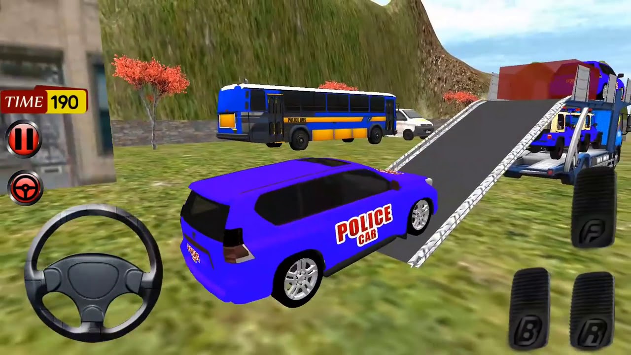 Police Car Offroad Transport Truck | Cargo Prado&Jeep | Android/ios Gameplay 2018