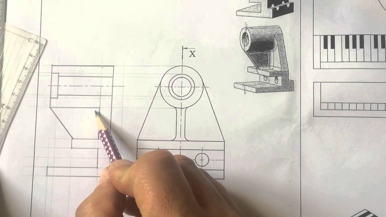 Sectional Views worked examples